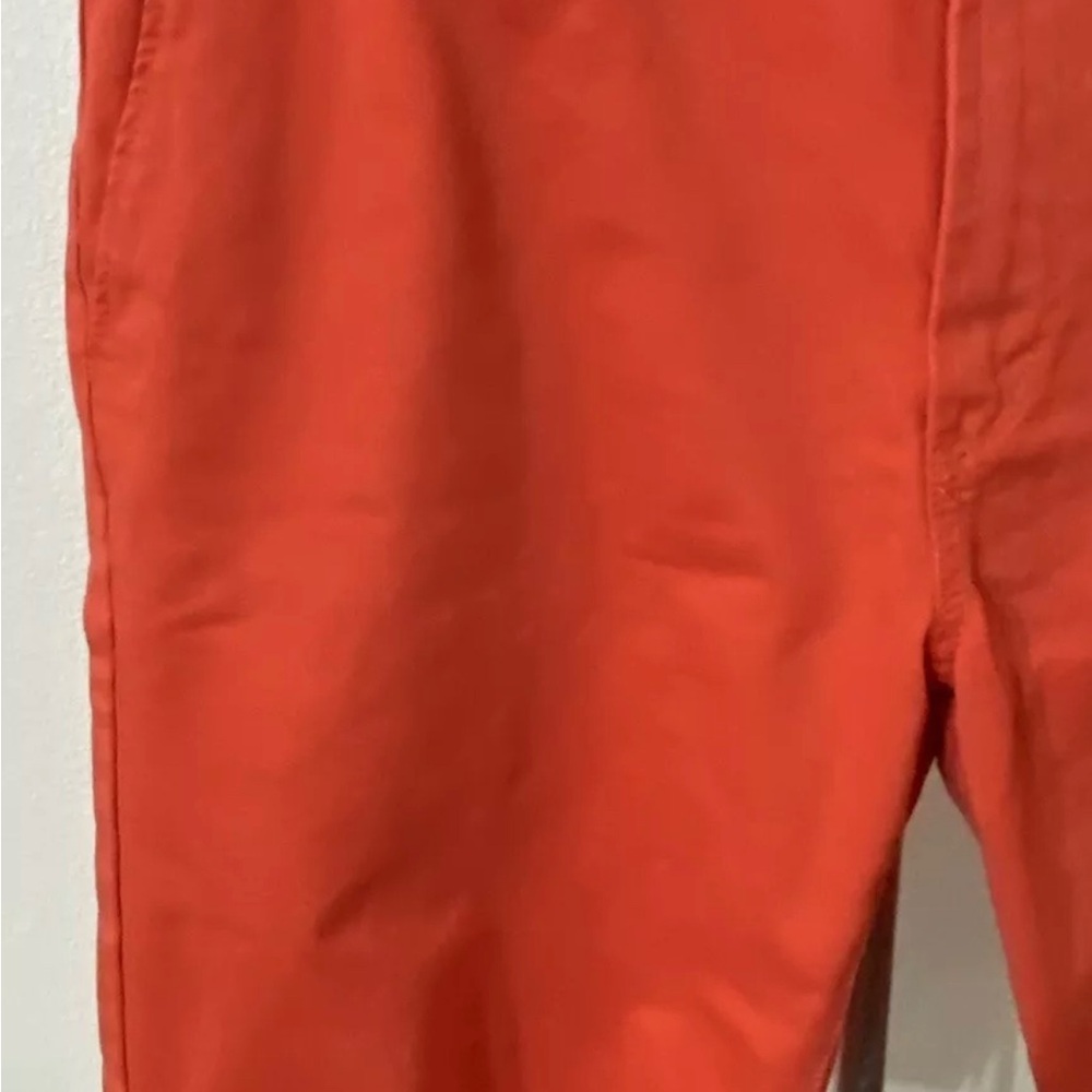 GAP khakis men’s shorts 32×10 Chino Pockets, casual orange cotton - Picture 2 of 7
